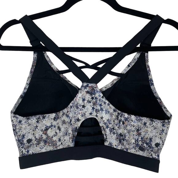 Victoria Secret Sport Stars Design Athletic Hiking Yoga Workout Sports Bra 36D - Picture 3 of 6